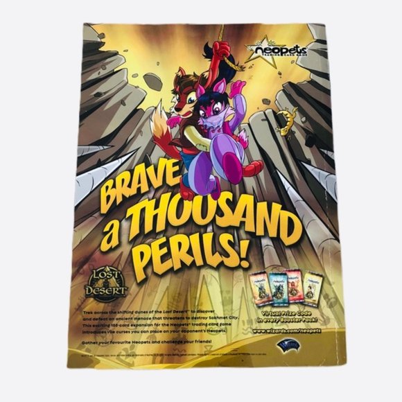 Neopets Official Magazine Issue 13 Sophie Swamp Witch and Issue 11 Desert Bunny - Picture 4 of 8